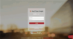 Desktop Screenshot of carrier.realtimefreight.com